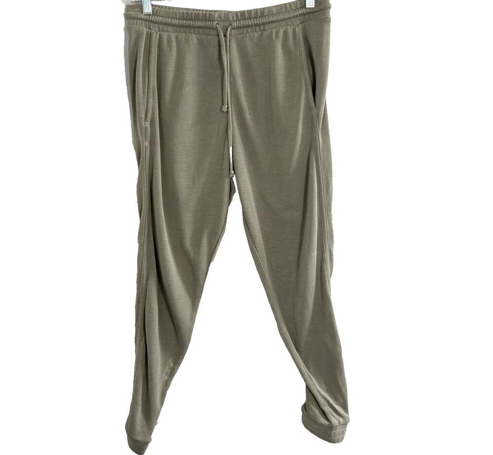 FREE PEOPLE Movement Women Lightweight Jogger Sweatpants Sz L Sage Green 20-2